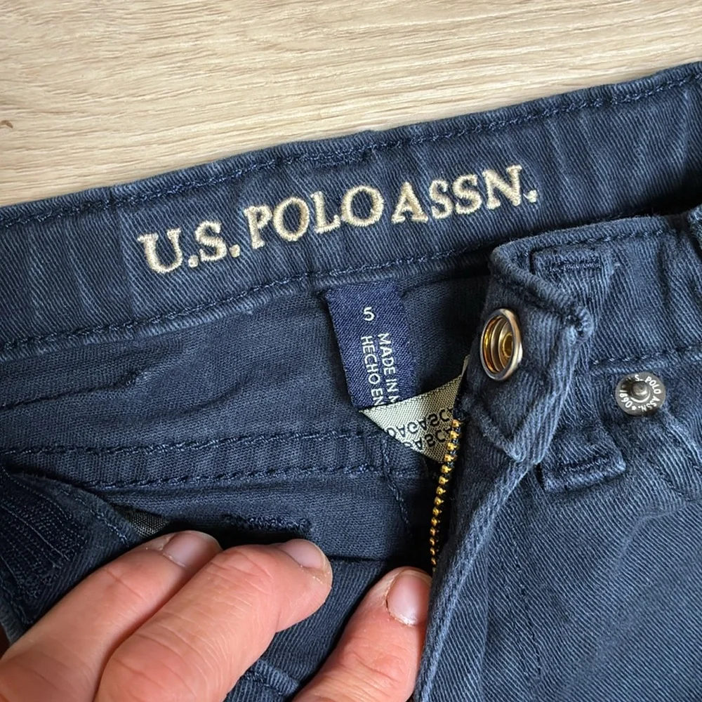 US Polo Assn Kids Neutral Trouser Bundle - Charcoal and Navy - Picture 3 of 3